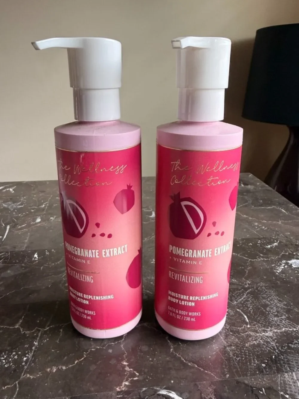 Bath & body works - 2 POMEGRANTE EXTRACT LOTIONS (RARE AND DISCONTINUED)